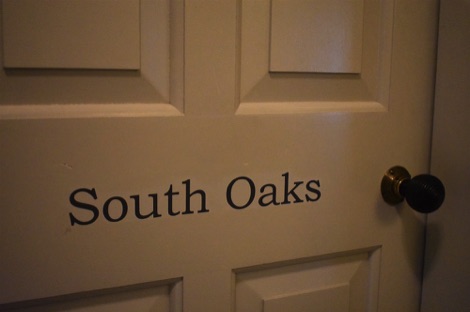 The Devonshire Arms at Pilsley South Oaks door